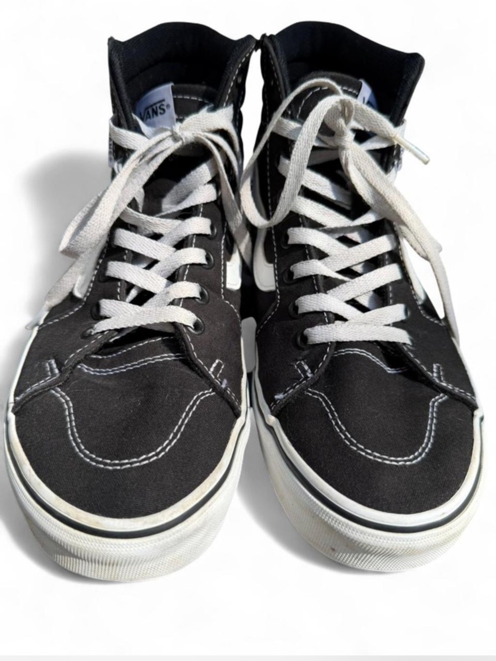 Vans Sk8-HI Classic High-Top Black & White Sneakers